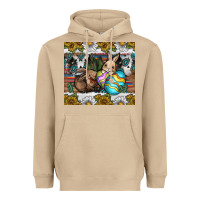 Mushroom easter Heavyweight Hoodie - CowhideDigitalArt
