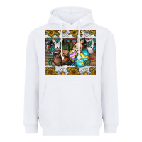 White easter Heavyweight Hoodie - CowhideDigitalArt