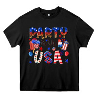 Black party in the usa Heavy Core Tee - NancyCooperArtShop