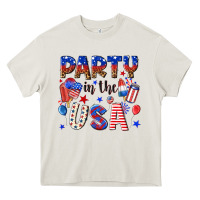 Cream party in the usa Heavy Core Tee - NancyCooperArtShop