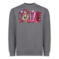 Storm valentines day love horse Heavyweight Sweatshirt - OliviaCreatesArt
