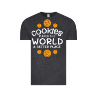 Vintage Black funny cookie lover baking cookies baker candy gift Vintage Tee - trangStudio