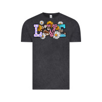 Vintage Black dog paw love Vintage Tee - RanaPortraitStore