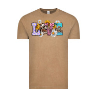 Vintage Coffee dog paw love Vintage Tee - RanaPortraitStore