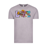 Vintage Zinc dog paw love Vintage Tee - RanaPortraitStore