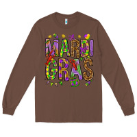 Chestnut Mardi Gras Long Sleeve Tee - HowdyJamesFarm