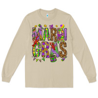 Mushroom Mardi Gras Long Sleeve Tee - HowdyJamesFarm