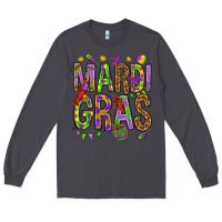 Smoke Mardi Gras Long Sleeve Tee - HowdyJamesFarm