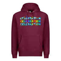 Burgundy Lgbtq Celebration Premium Hoodie - BundleAndBundleShop