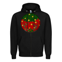 Black christmas Zipper Hoodie - BundleAndBundleShop