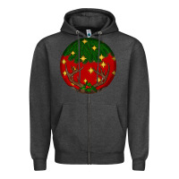 Charcoal Heather christmas Zipper Hoodie - BundleAndBundleShop