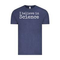 Vintage Denim Liberal Political Quote for Scientists I Believe in Science Vintage Tee - trangStudio