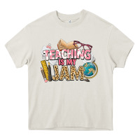 Teaching Is My Jam Teacher School Heavy Core Tee | Teevron