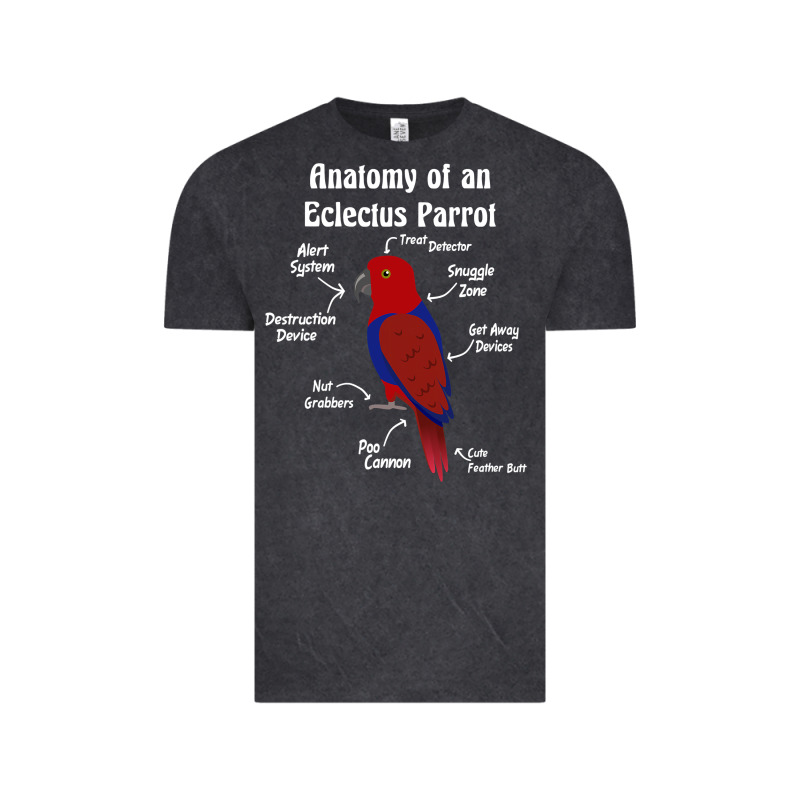 Anatomy Of A Female Eclectus Parrot Vintage Tee by trangStudio | Teevron