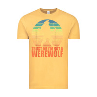 Vintage Mustard trust me i'm not a werewolf men boys halloween costume Vintage Tee - trangStudio