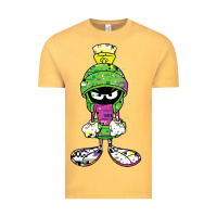 Vintage Mustard Marvin The Martian Glitch Vintage Tee - trangStudio