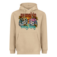 Mushroom Pumpkin Everything Heavyweight Hoodie - CowhideDigitalArt