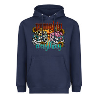 Navy Pumpkin Everything Heavyweight Hoodie - CowhideDigitalArt