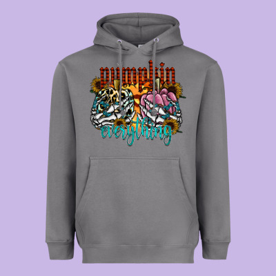 Pumpkin Everything Heavyweight Hoodie Designed By Cowhidedigitalart