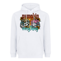 White Pumpkin Everything Heavyweight Hoodie - CowhideDigitalArt