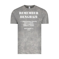 Cloud Rock Remember Benghazi Patriotic For US Veteran Gift Vintage Tee - trangStudio