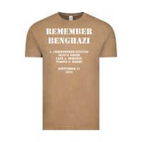Vintage Coffee Remember Benghazi Patriotic For US Veteran Gift Vintage Tee - trangStudio
