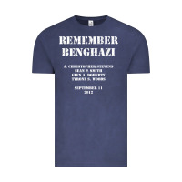 Vintage Denim Remember Benghazi Patriotic For US Veteran Gift Vintage Tee - trangStudio