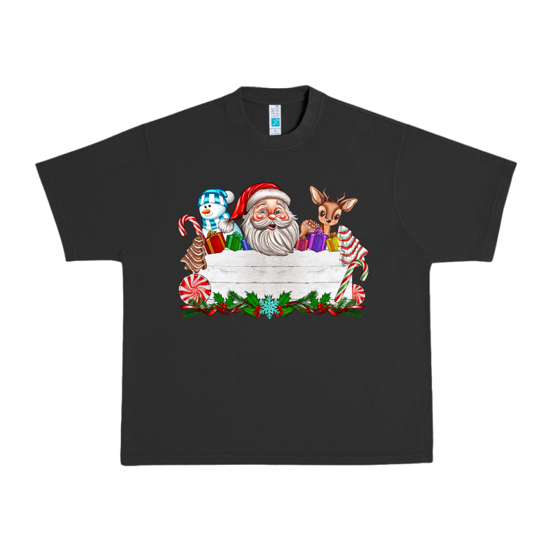 Custom Name Christmas Urban Heavy Tee by texasbilliewilder | Teevron