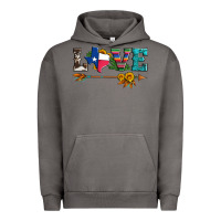 Pigment Tornado love texas serape cowhide cactus and sunflowers Urban Hoodie - Artiststas