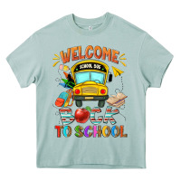 Arona welcome back to school with school bus Heavy Core Tee - NancyCooperArtShop