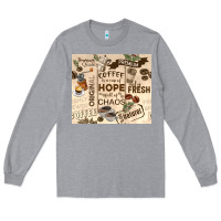 Heather Grey coffee is a cup of hope Long Sleeve Tee - TumblerDesignByShophia