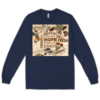 Navy coffee is a cup of hope Long Sleeve Tee - TumblerDesignByShophia