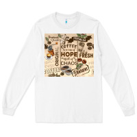 White coffee is a cup of hope Long Sleeve Tee - TumblerDesignByShophia