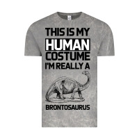 Cloud Rock This Is My Human Costume Im Really A Brachiosaurus Vintage Tee - Bettercallsaul