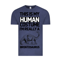 Vintage Denim This Is My Human Costume Im Really A Brachiosaurus Vintage Tee - Bettercallsaul