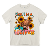 Cream dont be a salty heifer Heavy Core Tee - JahusDesignShop