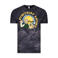 Cloud Black everybody knows the moons made of cheese! Vintage Tee - trangStudio