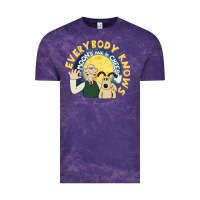 Cloud Purple everybody knows the moons made of cheese! Vintage Tee - trangStudio