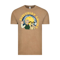 Vintage Coffee everybody knows the moons made of cheese! Vintage Tee - trangStudio
