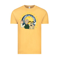 Vintage Mustard everybody knows the moons made of cheese! Vintage Tee - trangStudio