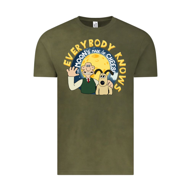 Everybody Knows The Moons Made Of Cheese! Vintage Tee by trangStudio | Teevron