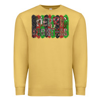 Antique Gold Merry Christmas Premium Sweatshirt - CowhideDigitalArt