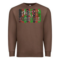 Chestnut Merry Christmas Premium Sweatshirt - CowhideDigitalArt