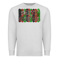 Dove Grey Merry Christmas Premium Sweatshirt - CowhideDigitalArt