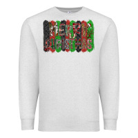 Oatmeal Heather Merry Christmas Premium Sweatshirt - CowhideDigitalArt