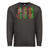 Smoke Merry Christmas Premium Sweatshirt - CowhideDigitalArt