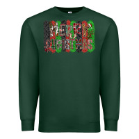 Sports Green Merry Christmas Premium Sweatshirt - CowhideDigitalArt