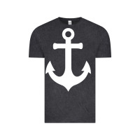 Vintage Black Boat Anchor for Women n Girls Summer Vintage Tee - trangStudio