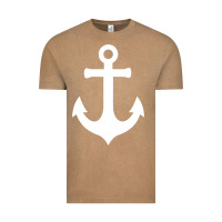 Vintage Coffee Boat Anchor for Women n Girls Summer Vintage Tee - trangStudio
