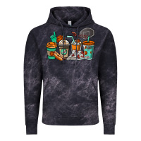 Cloud Black Basketball coffee cups Vintage Hoodie - NancyCooperArtShop